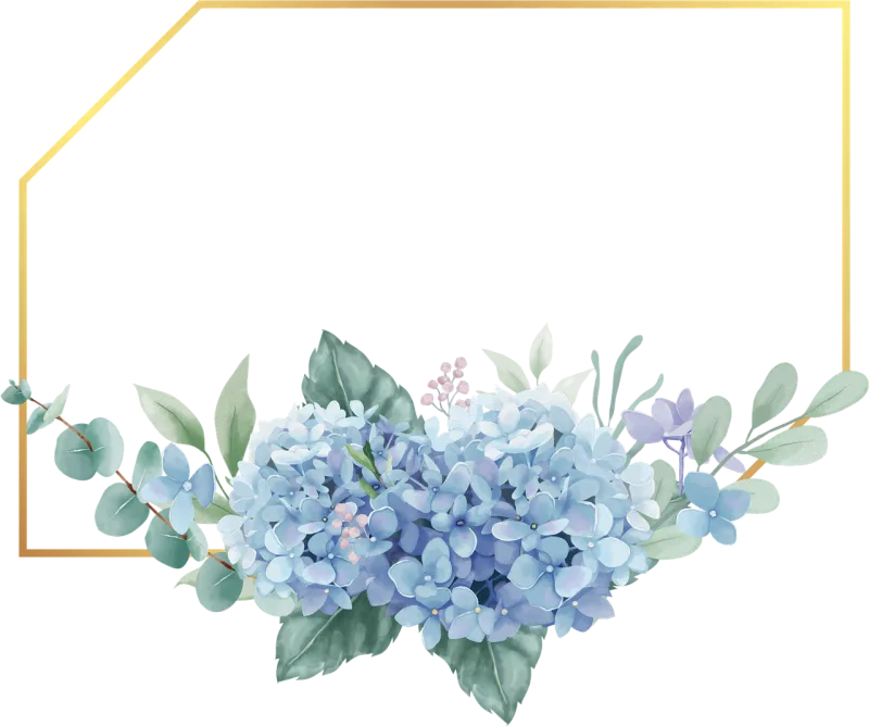 Flowers Frame Floral frame Stickdatei – Blumen