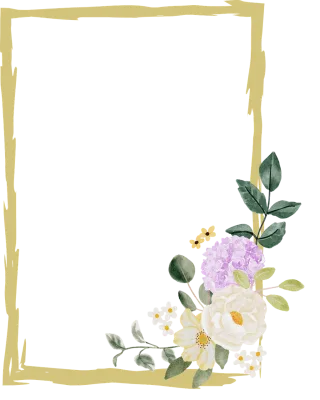 Flowers Frame Floral frame Stickdatei