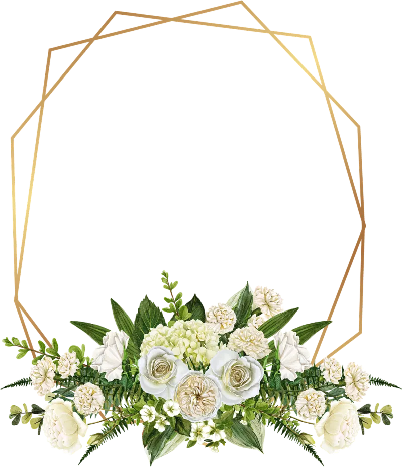Flowers Beautiful flowers Frame Stickdatei – Blumen