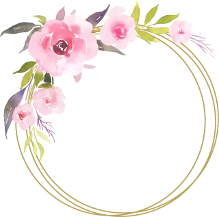 Frame Flowers Beautiful flowers Stickdatei