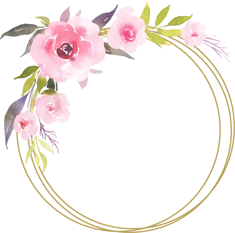 Frame Flowers Beautiful flowers Stickdatei – Blumen