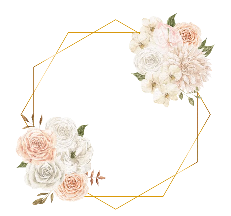 Frame Flowers Flower background Stickdatei – Blumen