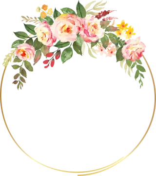 Frame Flowers Floral frame Stickdatei
