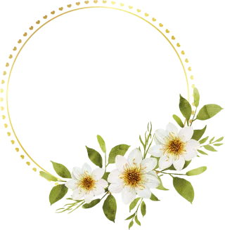 Frame Decorate Flower background Stickdatei – Blumen