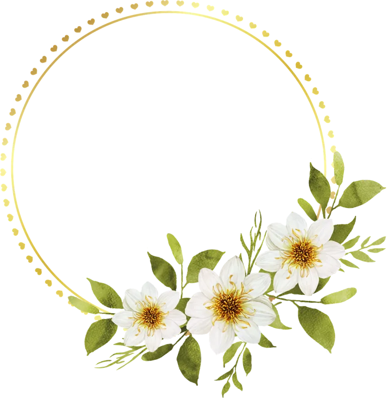 Frame Decorate Flower background Stickdatei – Blumen