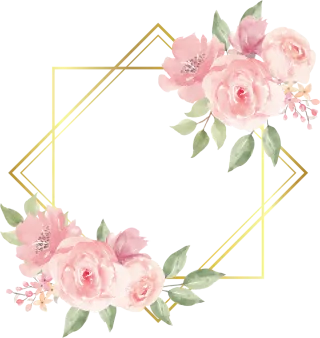 Frame Beautiful flowers Decorate Stickdatei