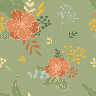 Floral background Vintage background Seamless background Stickdatei