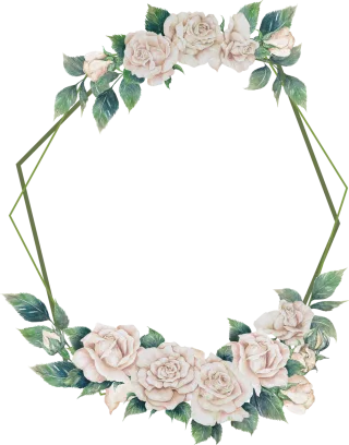 Frame Floral background Copy space Stickdatei
