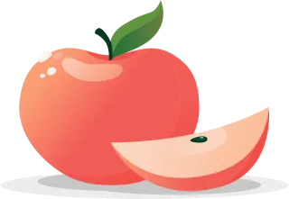 Apple Fruit Food Stickdatei