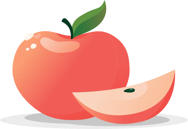 Apple Fruit Food Stickdatei – Essen & Trinken