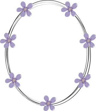Frame Copy space Flowers Stickdatei