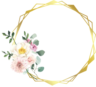 Frame Copy space Flowers Stickdatei – Herzen & Liebe