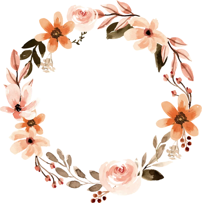 Frame Beautiful wallpaper Flowers Stickdatei – Herzen & Liebe