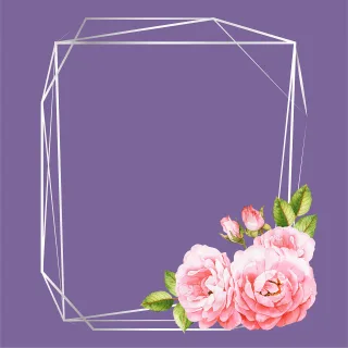 Flowers Frame Background Stickdatei