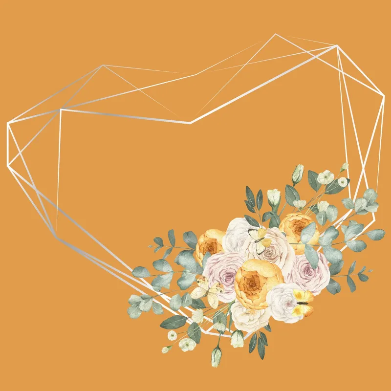 Flowers Frame Background Stickdatei – Blumen
