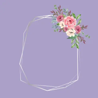 Frame Flowers Art Stickdatei
