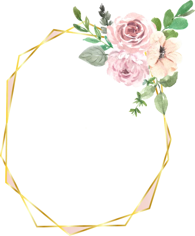 Frame Flowers Floral background Stickdatei – Blumen