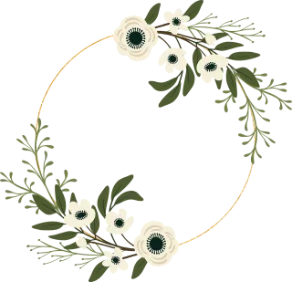 Frame Flowers Copy space Stickdatei – Blumen