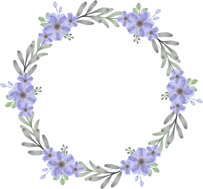 Frame Flowers Copy space Stickdatei – Blumen