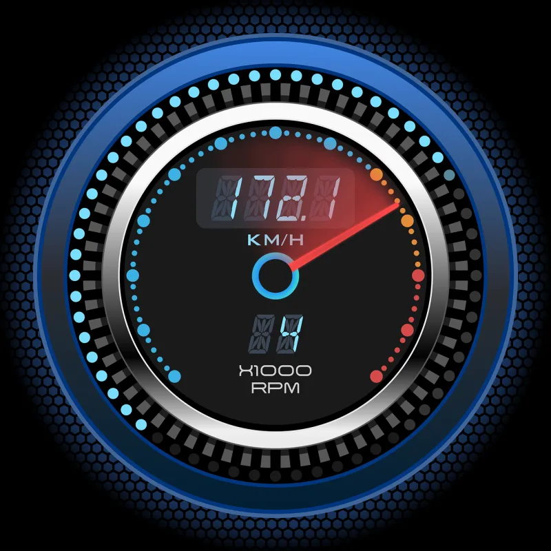 Speedometer Device Auto Stickdatei – Fahrzeuge