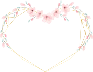 Heart Wedding Happy Stickdatei