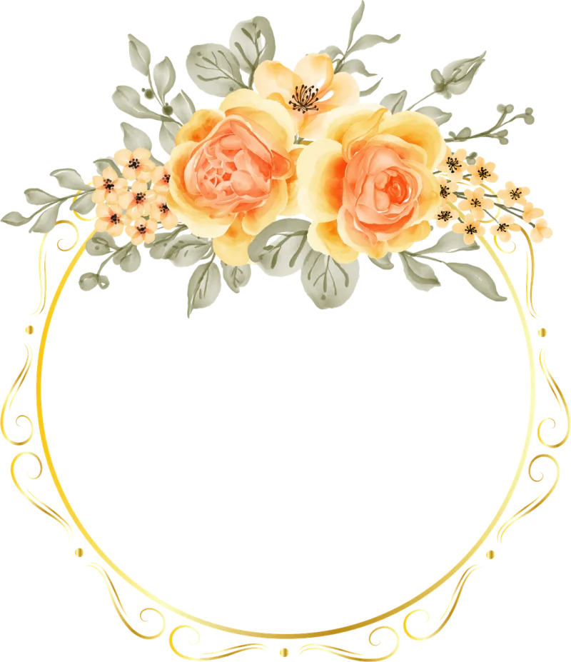 Decorative frame Greetting card Floral frame Stickdatei – Herzen & Liebe