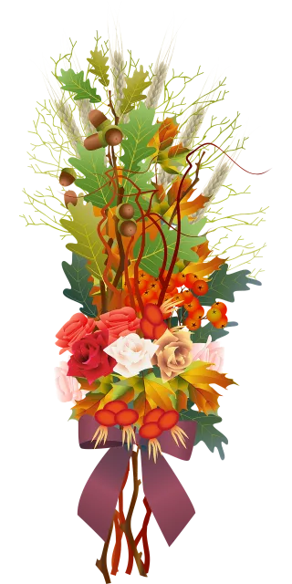 Bouquet Decoration Floral decoration Stickdatei