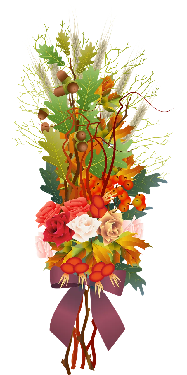 Bouquet Decoration Floral decoration Stickdatei – Blumen