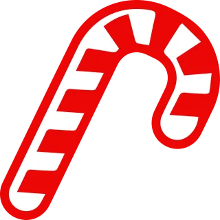 Christmas Candy cane Red Stickdatei – Weihnachten