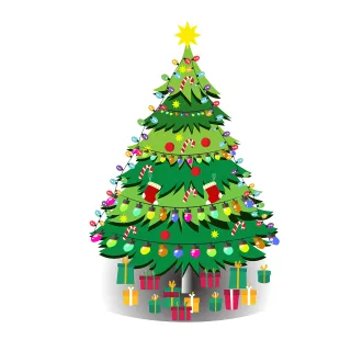 Christmas tree Christmas Christmas decoration Stickdatei