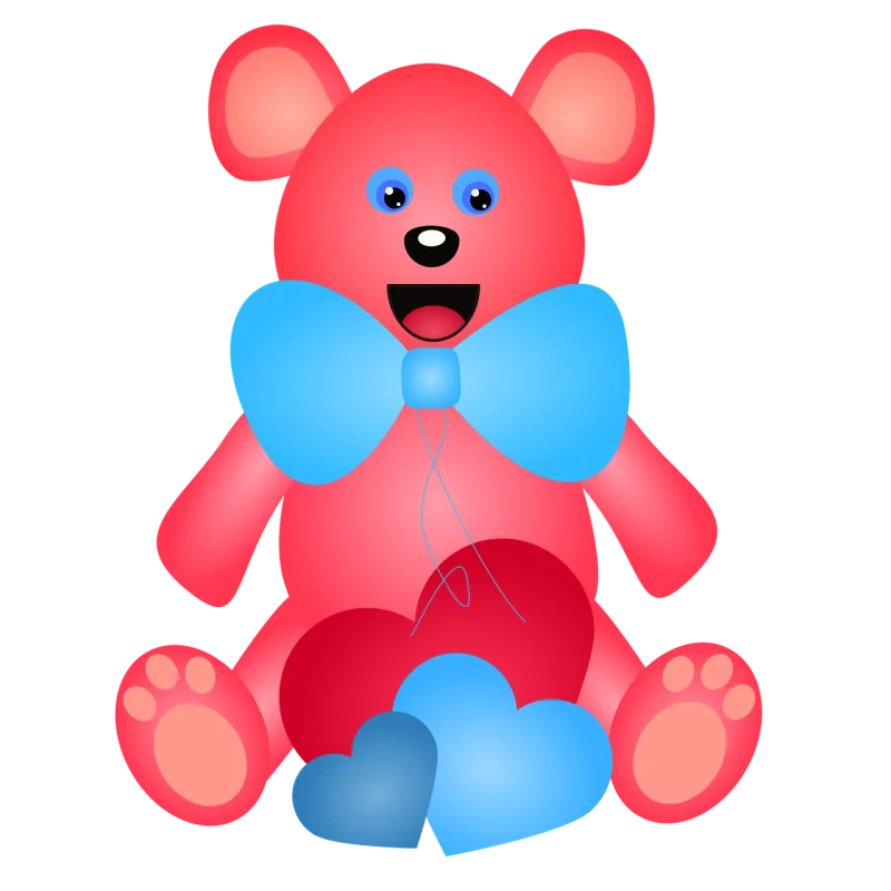 Teddy bear Cute Digital art Stickdatei – Kinder