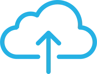 Upload Cloud Up Stickdatei