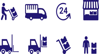 Delivery Package Icons Stickdatei