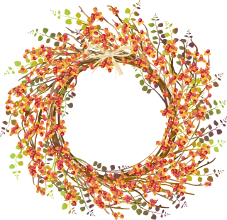 Wreath Decoration Bittersweet Stickdatei