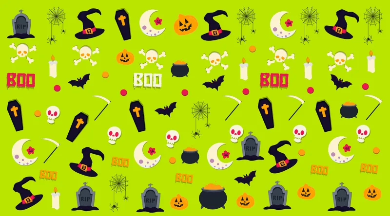 Halloween Decoration Background Stickdatei – Weihnachten