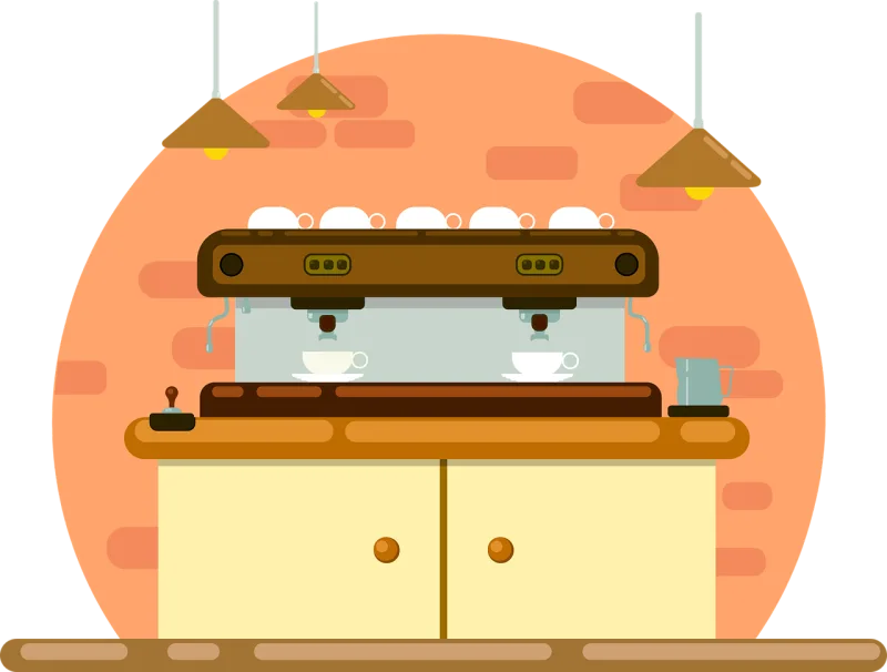 Coffee Espresso Machine Stickdatei – Essen & Trinken