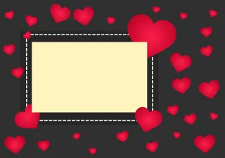 Greeting card Copy space Beautiful wallpaper Stickdatei