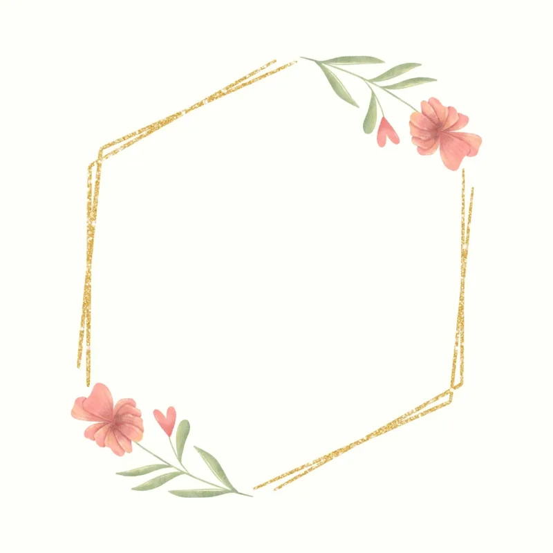 Frame Floral frame Decoration Stickdatei – Blumen