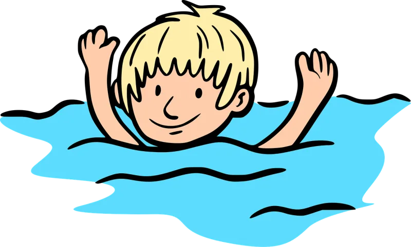 Boy Swim Swimming lessons Stickdatei – Sport