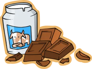 Chocolate Dairy Milk Stickdatei