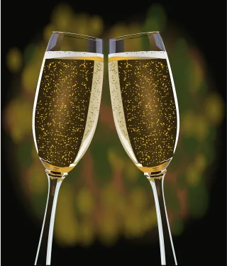 Drink Glass Sparkly Stickdatei