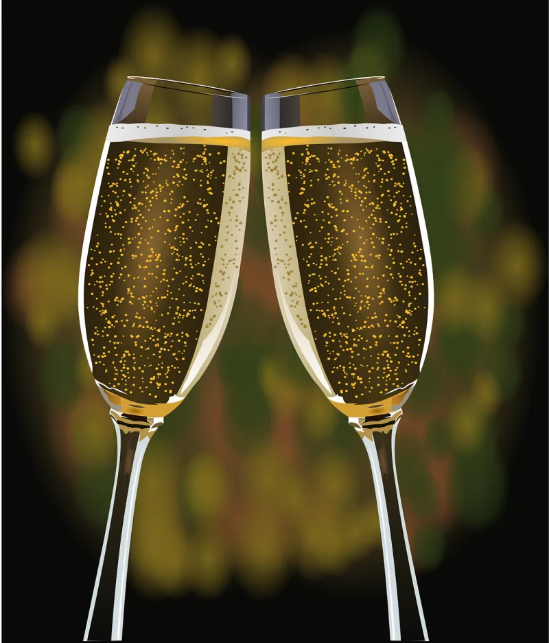 Drink Glass Sparkly Stickdatei – Essen & Trinken