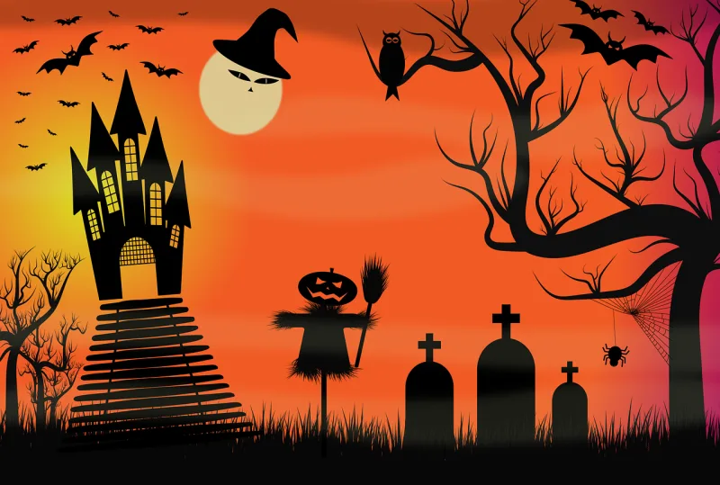 Halloween poster Halloween Halloween background Stickdatei – Kinder
