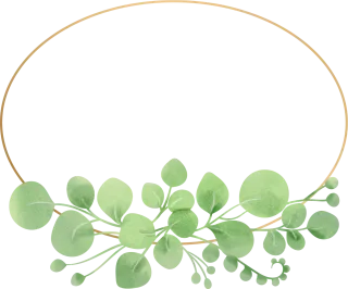 Frame Leaves Card Stickdatei