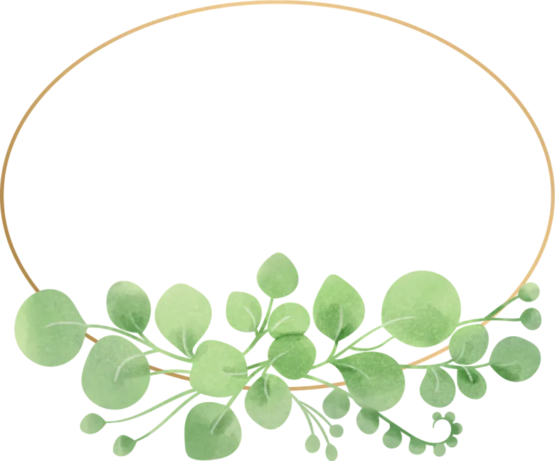 Frame Leaves Card Stickdatei – Weihnachten