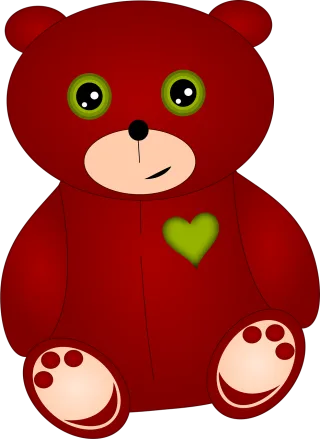 Bear Teddy bear Teddy Stickdatei