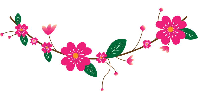 Flowers Flower background Nature Stickdatei – Blumen