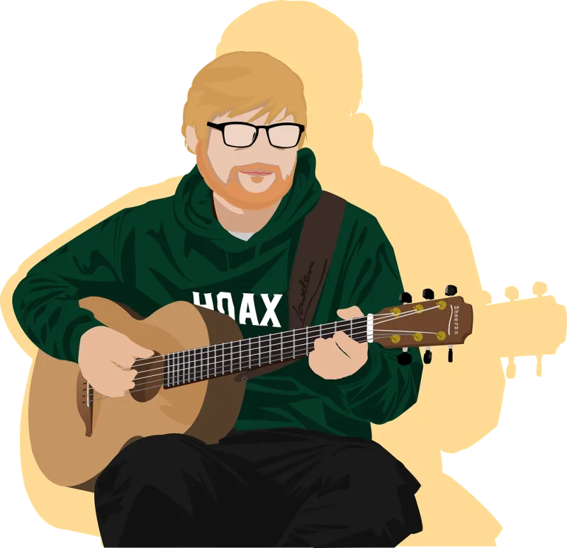 Guitar Instrument Musician Stickdatei – Musik