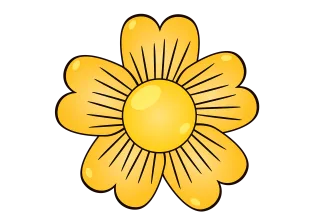Flower Petals Nature Stickdatei