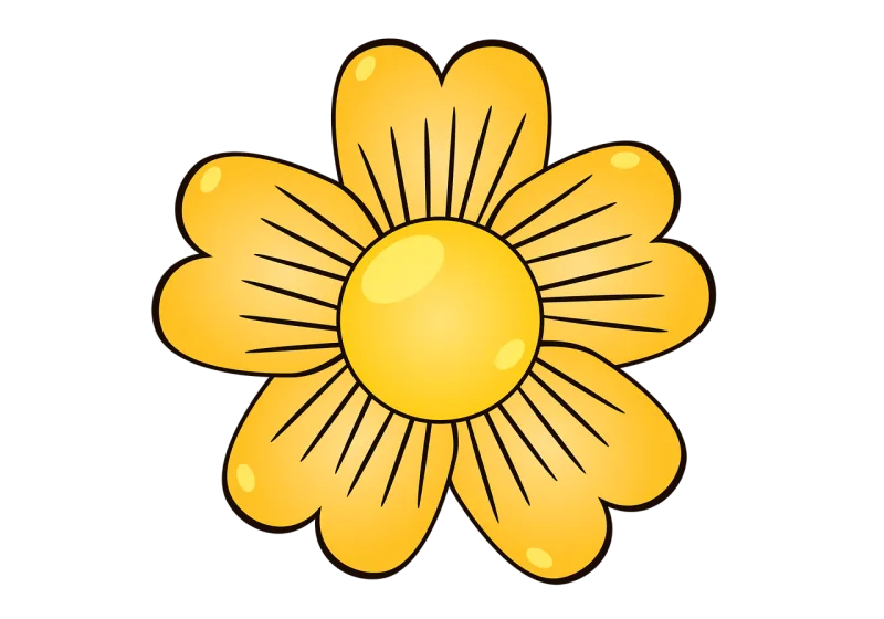 Flower Petals Nature Stickdatei – Blumen